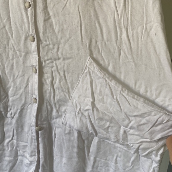 One Teaspoon tunic dress beach coverup, white, size S - Picture 3 of 7